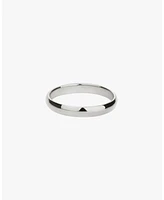 Sterling Silver Ingrid Classic Band Ring Size 7 – Everyday Summer Ring, Sleek Finish, Gift for Her