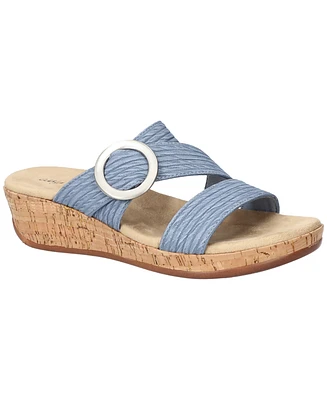 Easy Street Women's Mina Wedge Heel Sandals