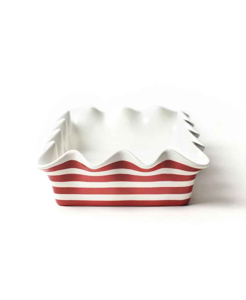 Coton Colors Stripe 13" Ruffle Casserole