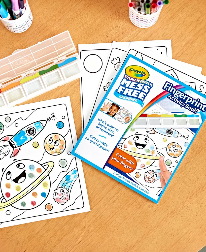 Crayola Color Wonder Fingerprint Activity Book