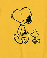 Peanuts Big Boys Snoopy Woodstock Graphic Tee