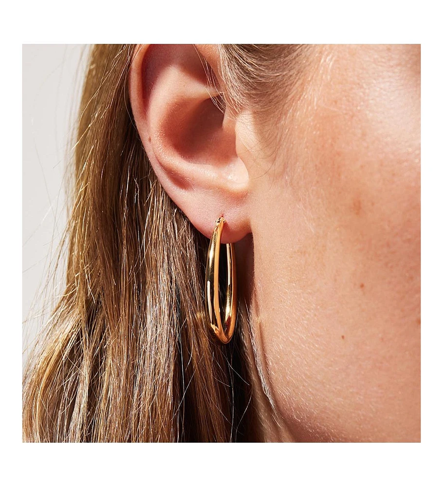 Ana Luisa - Gold Hoop Earrings - Cuidado