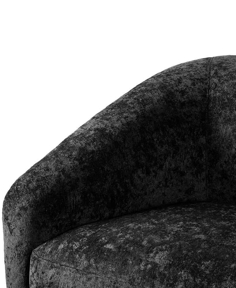 Furniture of America 42" Waxley Chemille Sloped Arm Chair