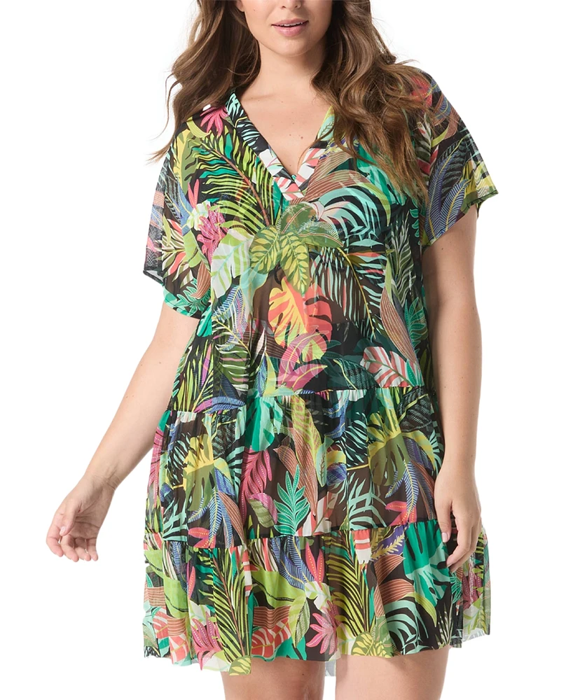 Coco Reef Women's Encourage Printed Cover-Up Dress