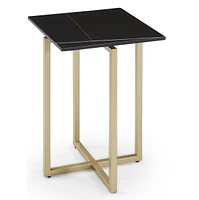 Emila 14" Square Sintered Stone Mix and Match Martini Table