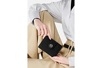 Rosi Women's Genuine Leather Wallets V-stripe Quilted 20+ card slots Victoria Hyde