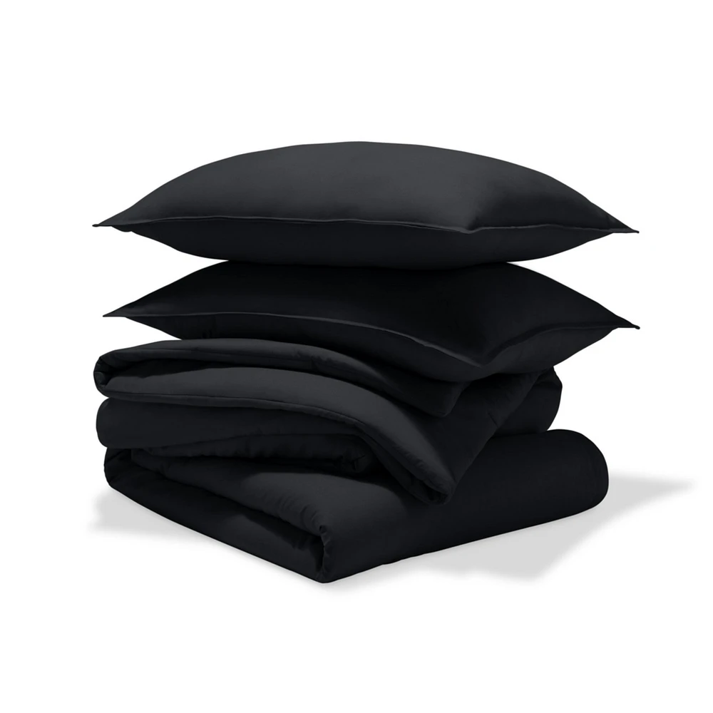 Bare Home Track Stitch Comforter Set