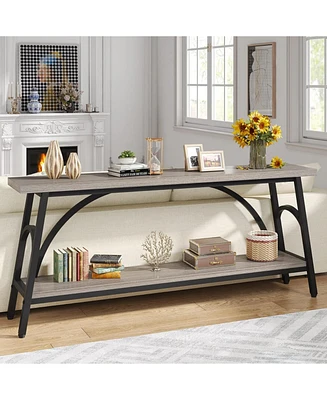Tribesigns Extra Long Console Table, 70.8” Entryway Tv Stand, and Media for Living Room or Hallway