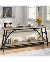 Tribesigns Extra Long Console Table, 70.8” Entryway Tv Stand, and Media for Living Room or Hallway