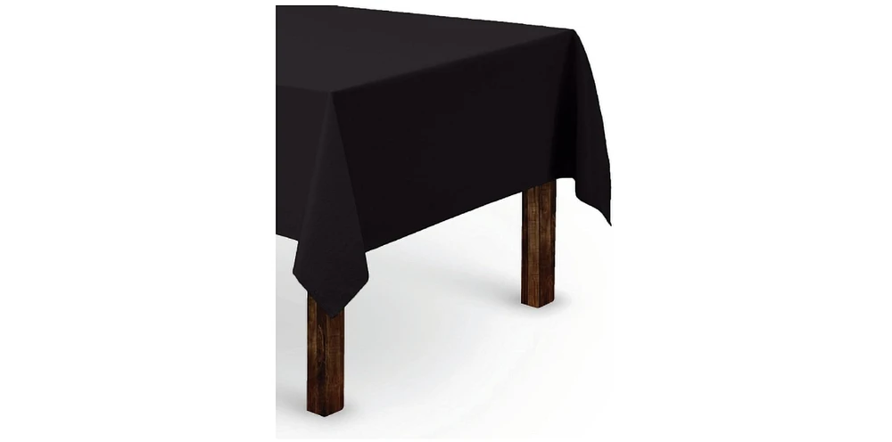 Gee Di Moda Rectangle Tablecloth - 60 x 84 Inch Heavy Duty Washable Polyester for 5 Ft Table