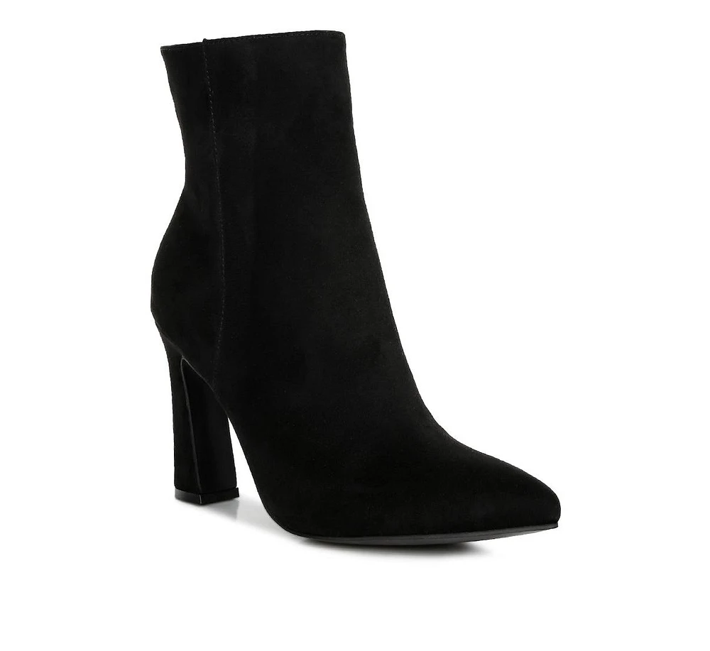 Clubdate Block Heeled Ankle Boots