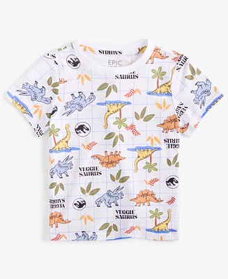 Epic Threads Toddler Boys 2T-4T Jurassic-Print Short-Sleeve T-Shirt, Exclusively at Macy's