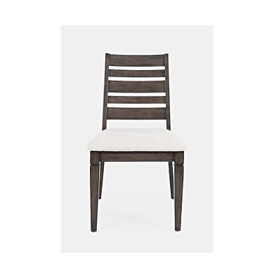 Lincoln Square Contemporary Upholstered Ladderback Chair (Set of 2)