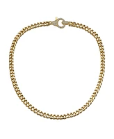 Stylish polished Curb Link Chain Necklace