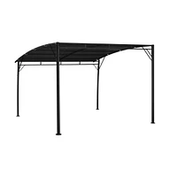 Garden Sunshade Awning 118.1"x118.1"x100.4" Anthracite