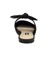 Nine West Women's Bowin Bow Strap Mule Flats