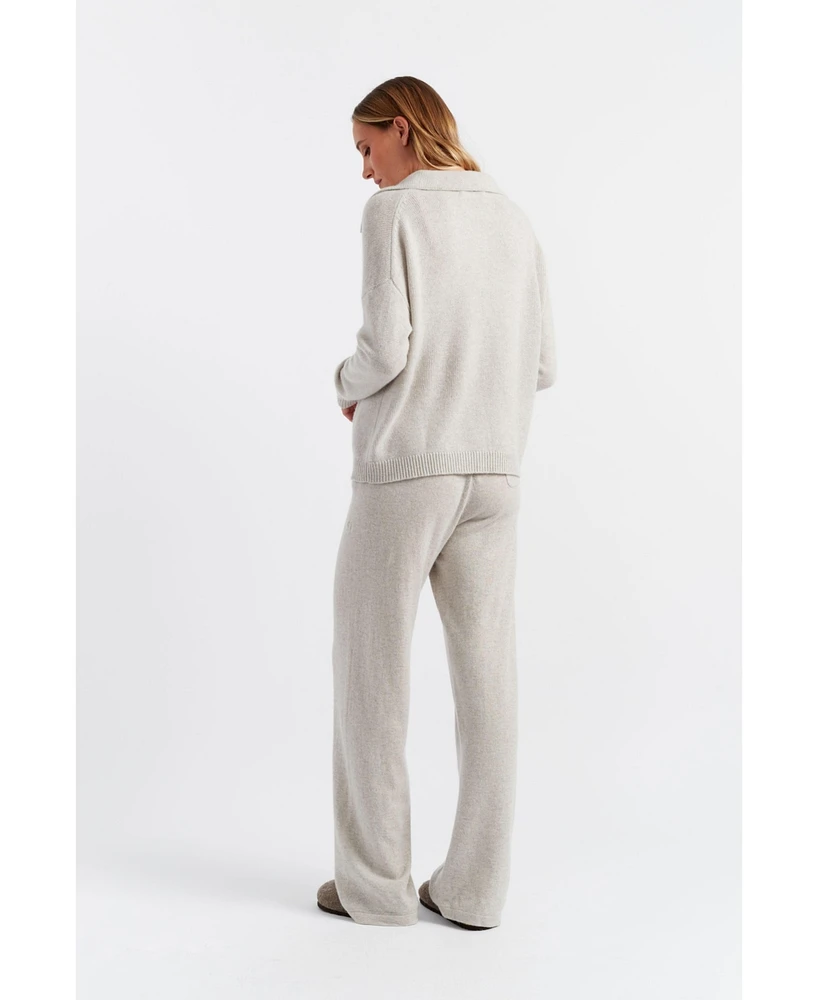 Chinti & Parker Women's Pure Cashmere Summer Collared Sweater