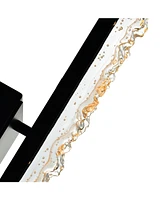 Cwi Lighting 16" Metal Stagger Integrated Led Wall Light