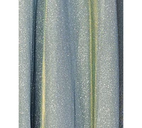 Xscape Plus Size Draped Off-The-Shoulder Metallic Gown