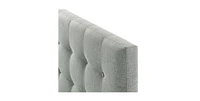 Slickblue Button-Tufted Fabric Headboard - Perfect Blend of Comfort and Style
