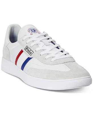 Polo Ralph Lauren Men's Bedford Suede-Paneled Sneaker