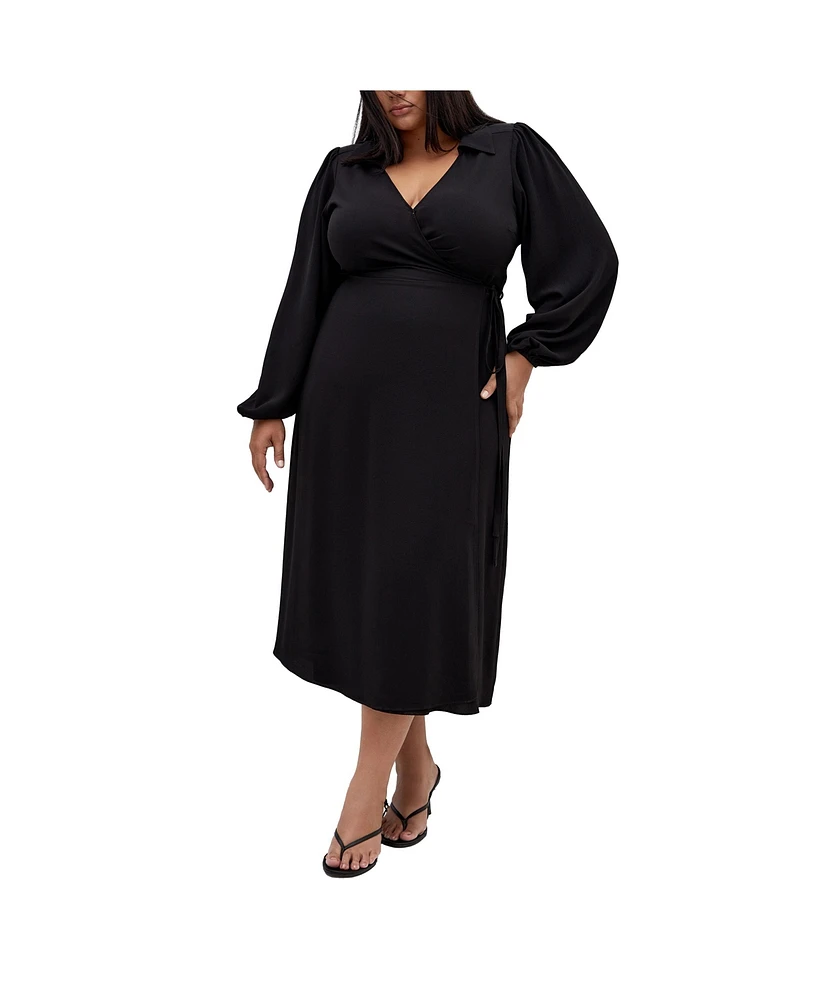 Plus Arizona Wrap Dress