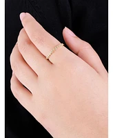 Devata Sweet Heart Ring in 14K Gold, Size 7, approx. 1.5 grams.