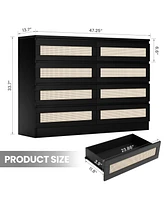 gaomon 8 Drawer Double Dresser for Bedroom