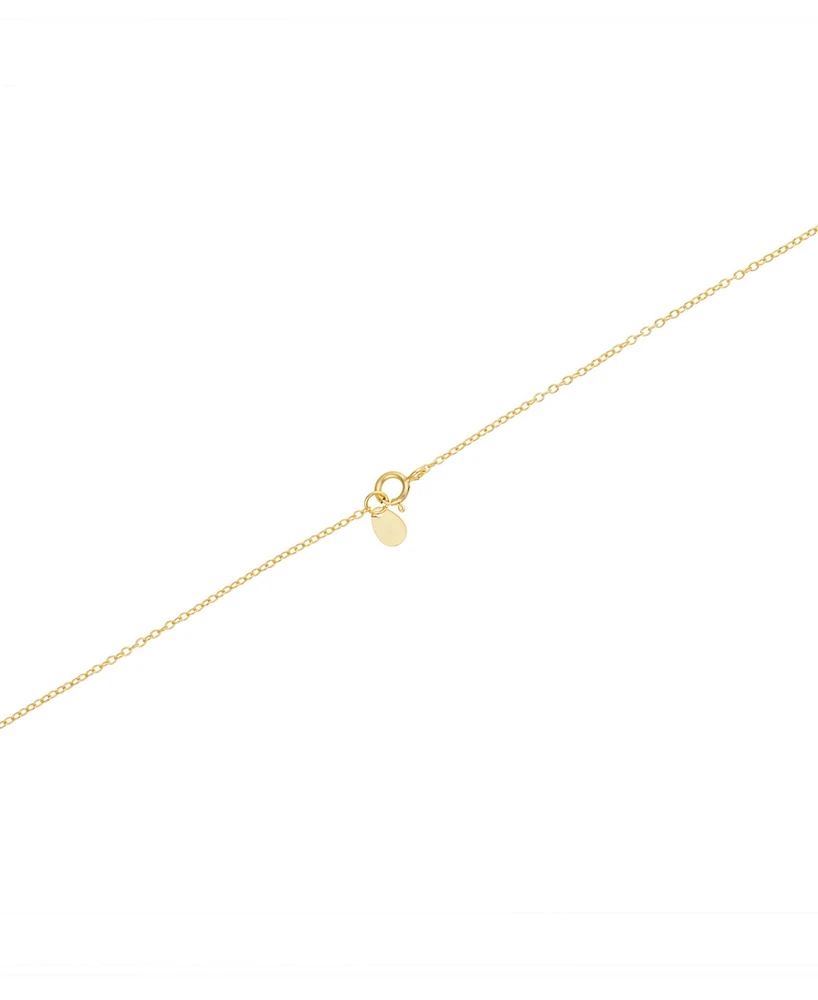 Rose Quartz (1/3 ct. t.w.) & White Topaz (1/4 ct. t.w.) Heart Pendant Necklace in 14k Gold Over Sterling Silver, 18"