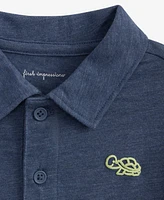 First Impressions Baby Boys Little Turtle-Detail Polo Shirt, Exclusively at Macy's