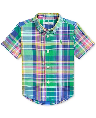 Polo Ralph Lauren Baby Boys Plaid Poplin Shirt