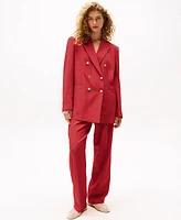 Tommy Hilfiger x Sofia Richie Grainge Women's Oversized Double-Breasted Collared Blazer