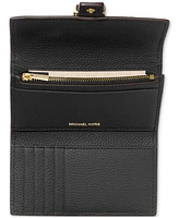 Michael Michael Kors Nolita Medium Flap Trifold Leather Wallet