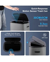 gaomon Automatic Trash Can with Lid,13 Gallon Smart Trash Can, 50L Motion Sensor Trash Can