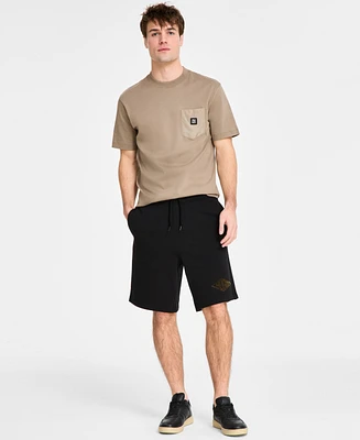 Hugo by Boss Men's Cotton Relaxed 9" Pull-On Shorts