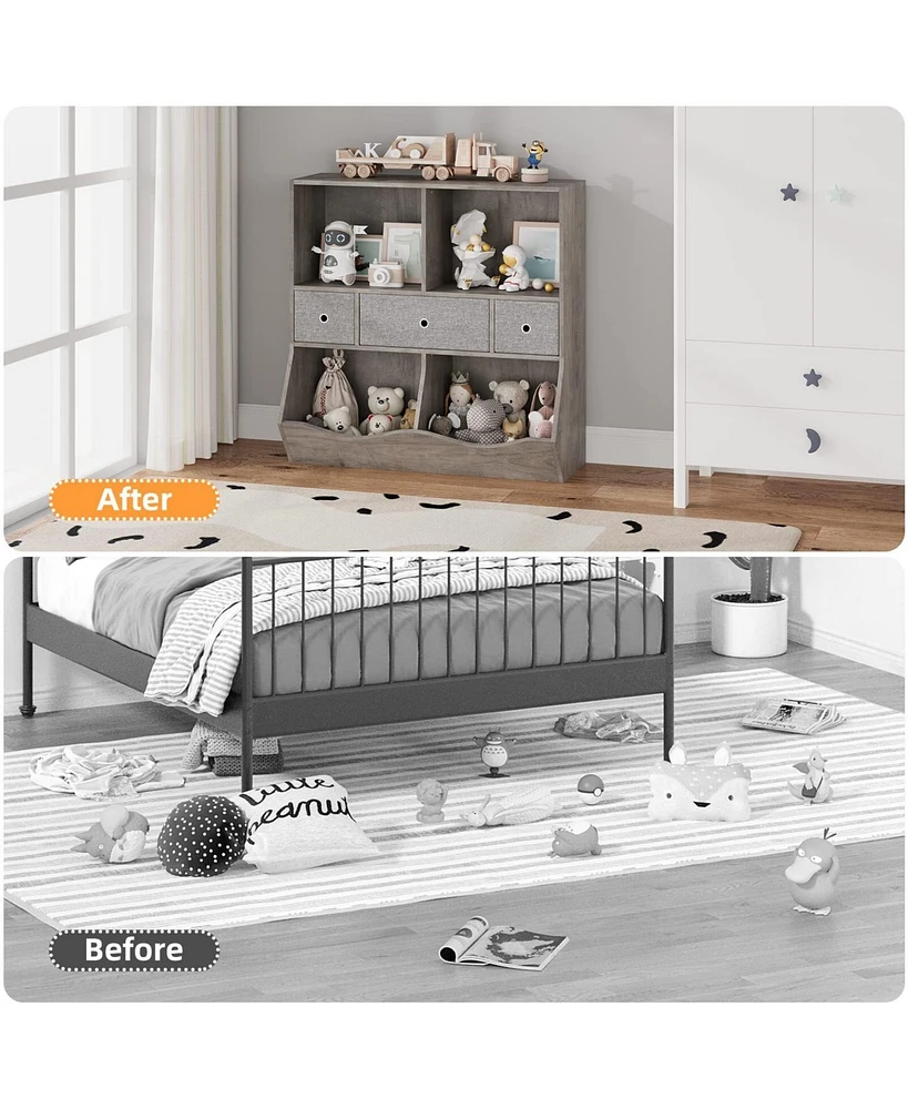 gaomon Toy Storage Organizer with 3 Movable Drawers