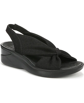 LifeStride Women's Serenade Washable Slingback Wedge Sandals