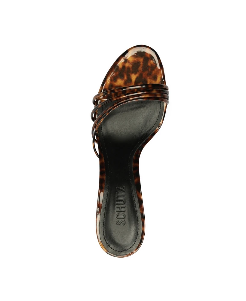Schutz Women's Inez Kitten Heel Sandals