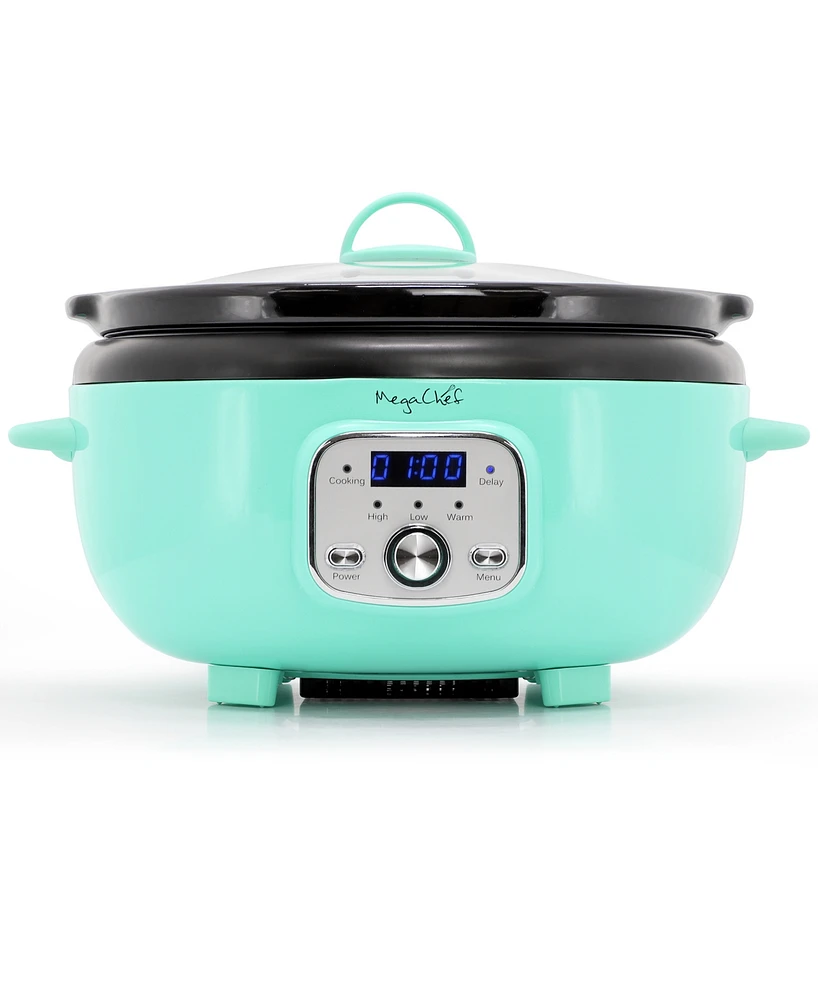 MegaChef 3.5 Quart Oval Electric Slow Cooker