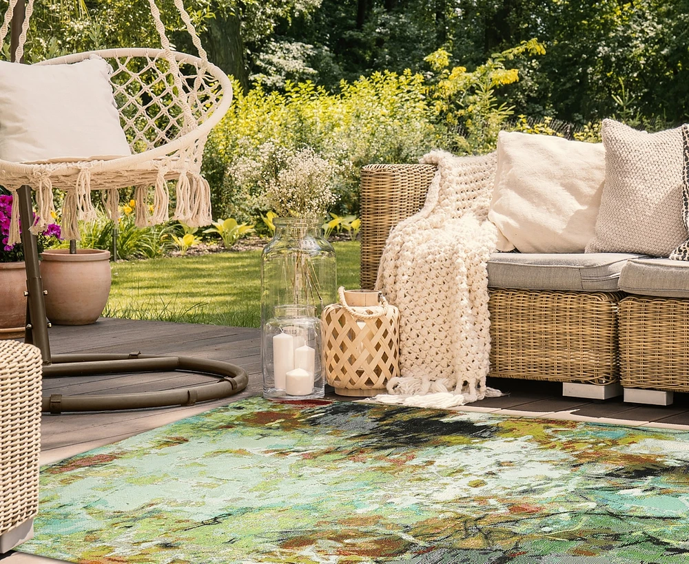 Liora Manne' Marina Cirque 4'10"x7'6" Area Rug
