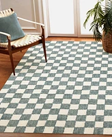 Liora Manne' Savannah Checkerboard 7'6"x9'6" Area Rug