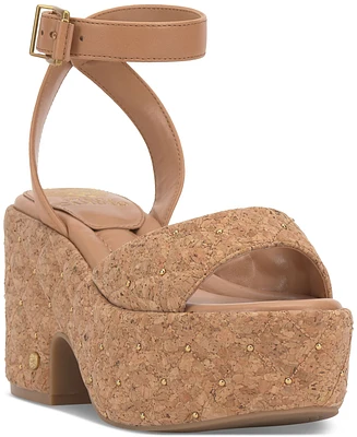 Vince Camuto Women's Ellah Quilted Platform Sandals