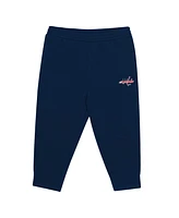 Outerstuff Toddler Navy/Red Washington Capitals Puck Hero Fleece Hoodie and Sweatpants Set