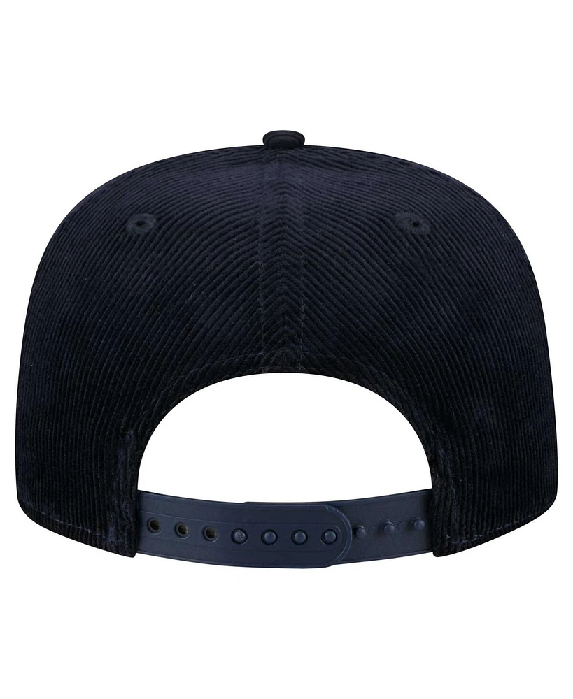 New Era Men's Navy New York Yankees Full Circle Corduroy Golfer Adjustable Hat