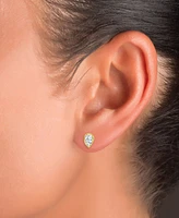 Cubic Zirconia Pear-Shape Stud Earrings (1-1/2 ct. t.w.) in 14k Gold-Plated Sterling Silver