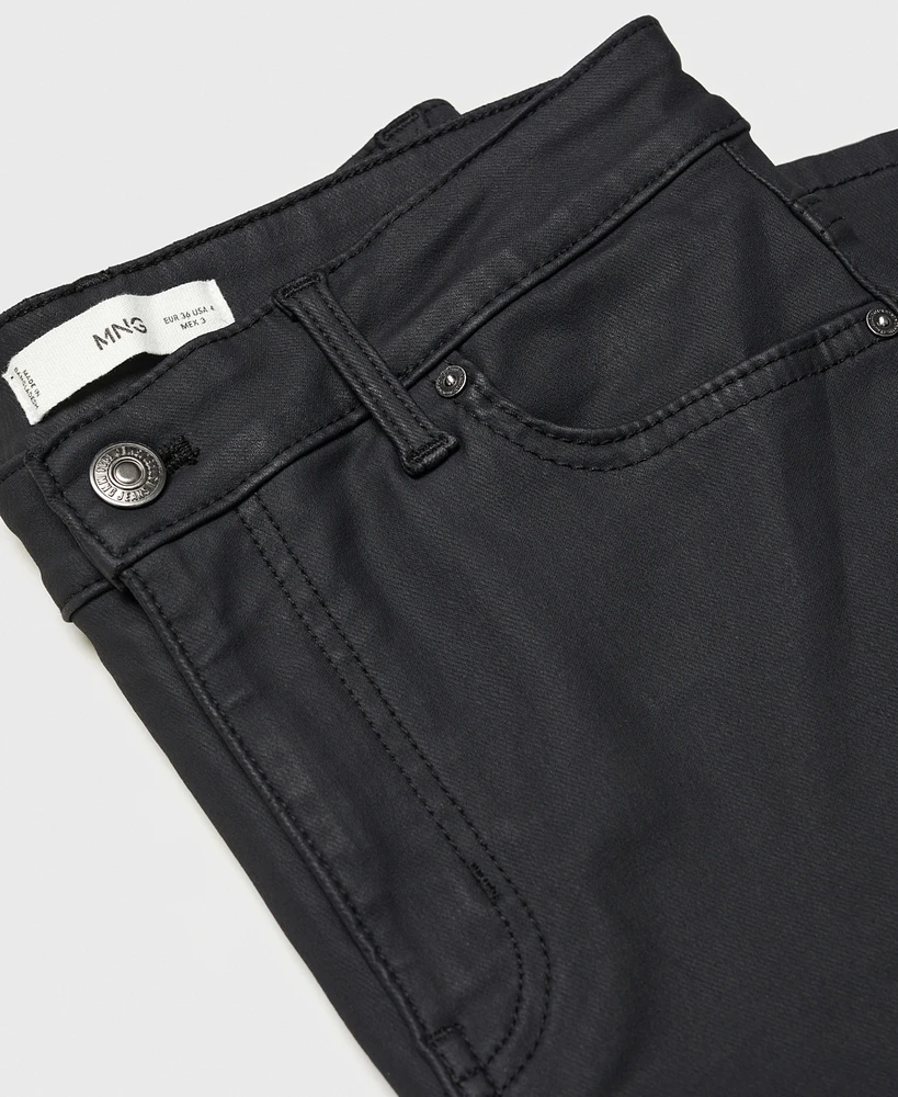 Mango Women's Crop Flared Jeans