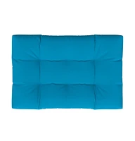 vidaXL Pallet Cushion Blue 47.2"x31.5"x4.7" Fabric