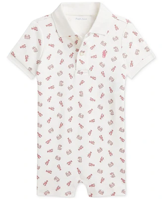 Polo Ralph Lauren Baby Boys Printed Cotton Shortall