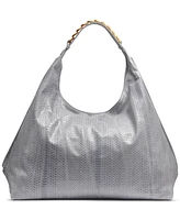 Donna Karan New York Bellmore Extra Large Skipper Snake Hobo with Bezel Strap