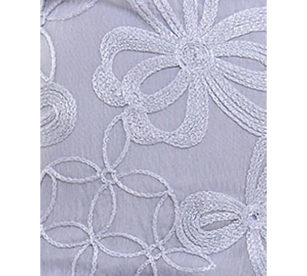 Seni & Cade Juniors' Embroidered Fit & Flare Dress